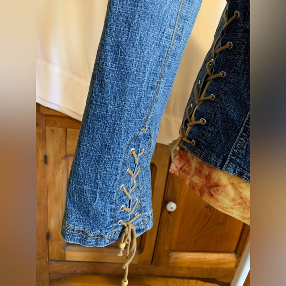 Vintage Mudd brand Y2K jean jacket Size 13 - Picture 6 of 9